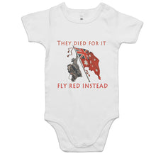 Load image into Gallery viewer, Red Instead Baby Onesie
