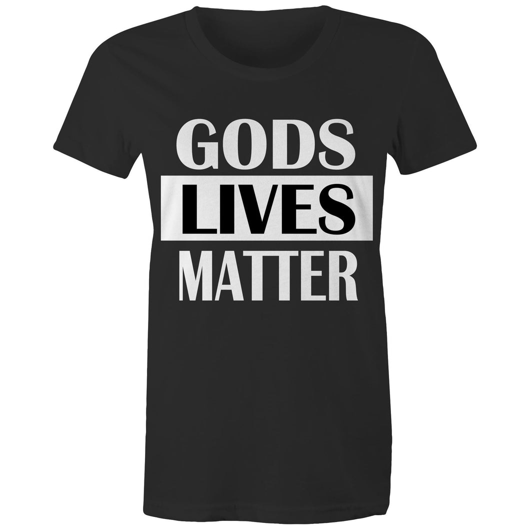 Gods Lives Matter Womens Classic - Dark