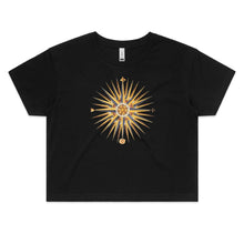 Load image into Gallery viewer, Compass Rose Womens Crop
