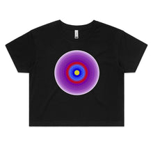 Load image into Gallery viewer, Life Flower Womens Crop
